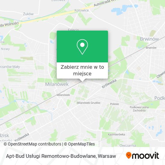 Mapa Apt-Bud Usługi Remontowo-Budowlane