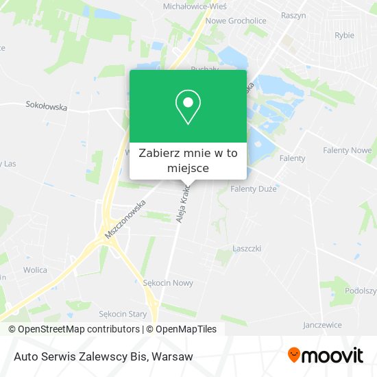 Mapa Auto Serwis Zalewscy Bis