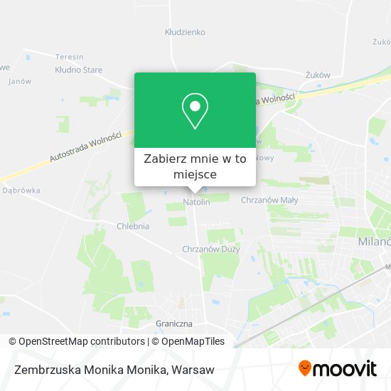 Mapa Zembrzuska Monika Monika