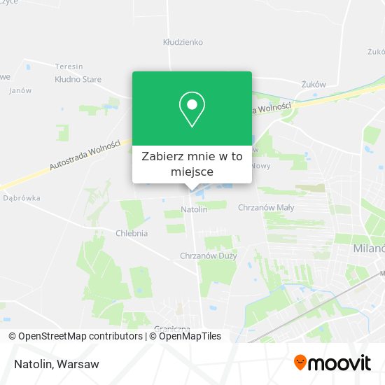 Mapa Natolin