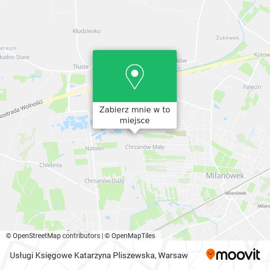 Mapa Usługi Księgowe Katarzyna Pliszewska