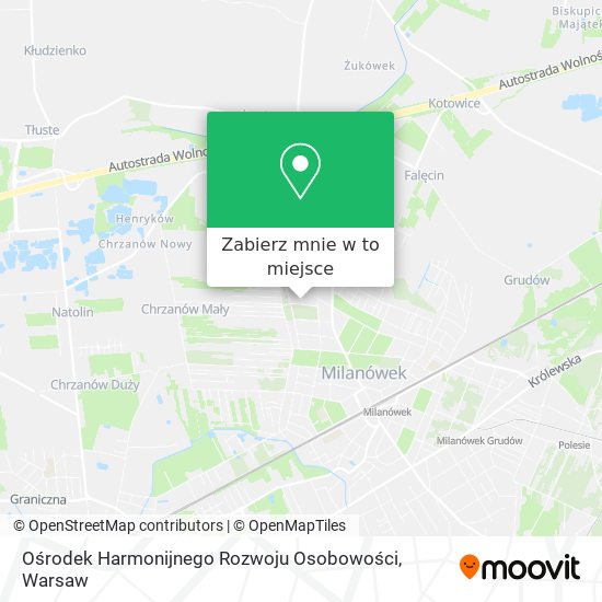 Mapa Ośrodek Harmonijnego Rozwoju Osobowości