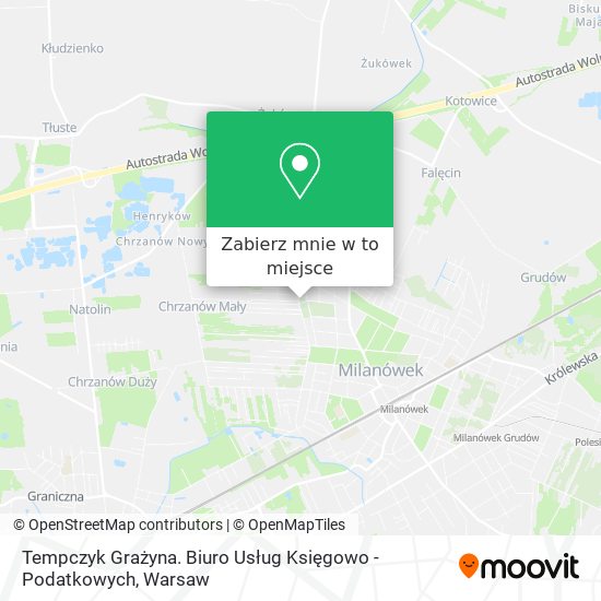 Mapa Tempczyk Grażyna. Biuro Usług Księgowo - Podatkowych