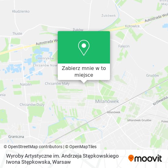 Mapa Wyroby Artystyczne im. Andrzeja Stępkowskiego Iwona Stępkowska