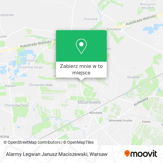 Mapa Alarmy Legwan Janusz Maciszewski