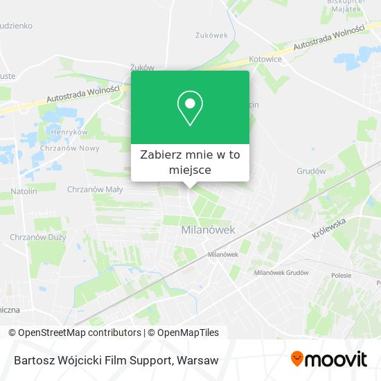 Mapa Bartosz Wójcicki Film Support