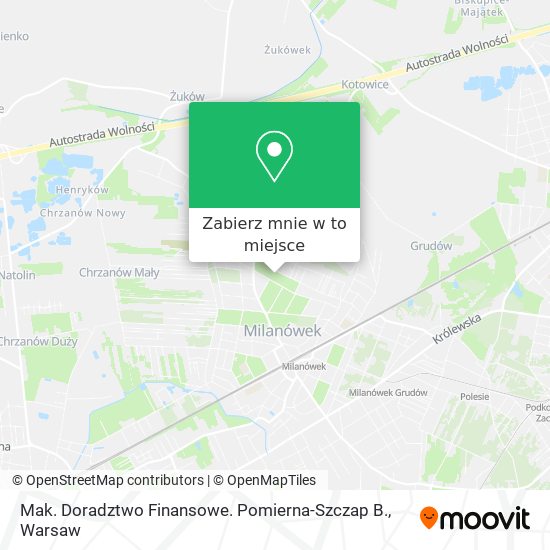 Mapa Mak. Doradztwo Finansowe. Pomierna-Szczap B.