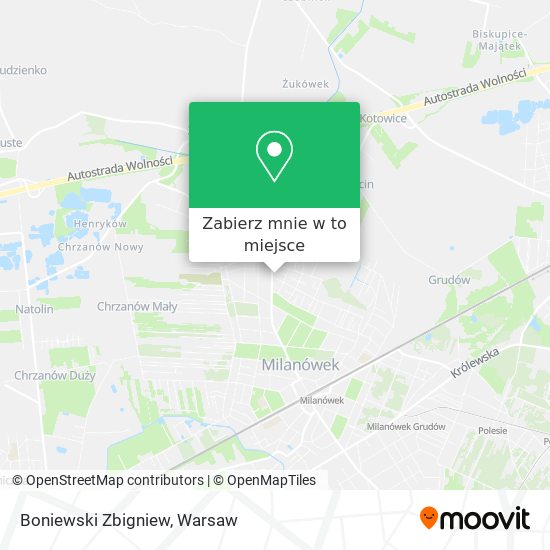 Mapa Boniewski Zbigniew