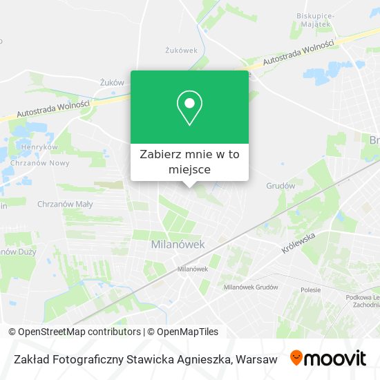 Mapa Zakład Fotograficzny Stawicka Agnieszka