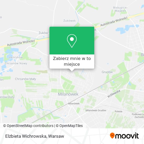 Mapa Elżbieta Wichrowska