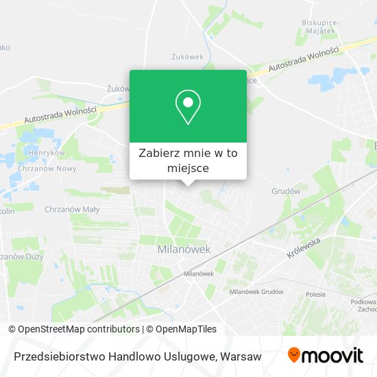 Mapa Przedsiebiorstwo Handlowo Uslugowe