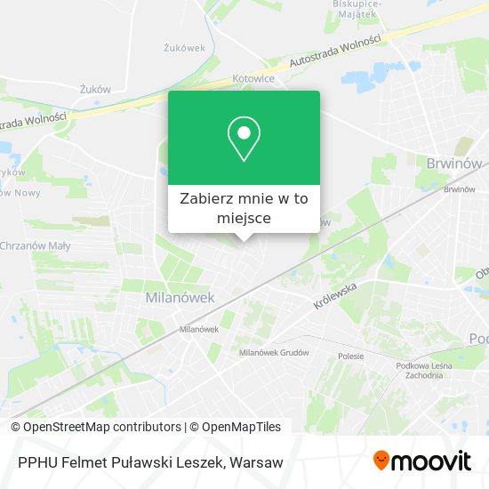 Mapa PPHU Felmet Puławski Leszek