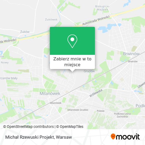 Mapa Michał Rzewuski Projekt