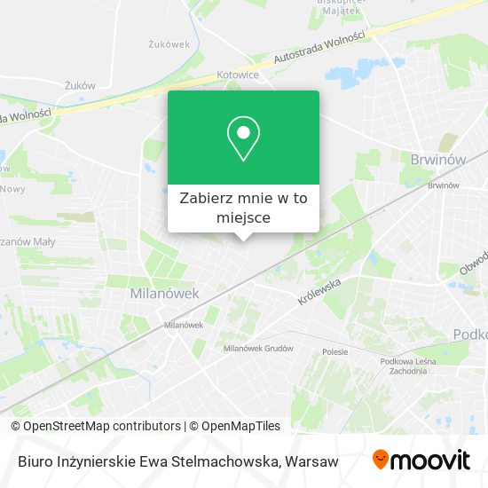 Mapa Biuro Inżynierskie Ewa Stelmachowska