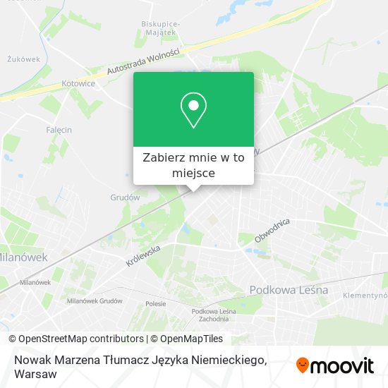 Mapa Nowak Marzena Tłumacz Języka Niemieckiego