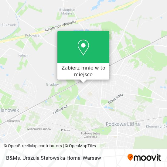 Mapa B&Ms. Urszula Stałowska-Homa