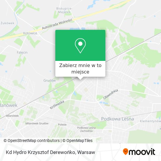 Mapa Kd Hydro Krzysztof Derewońko