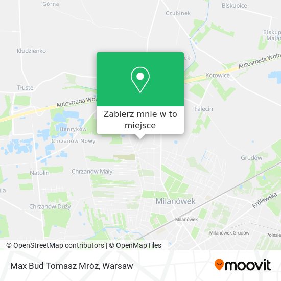 Mapa Max Bud Tomasz Mróz