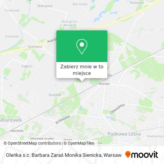 Mapa Oleńka s.c. Barbara Zaraś Monika Sienicka