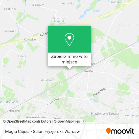 Mapa Magia Cięcia - Salon Fryzjerski