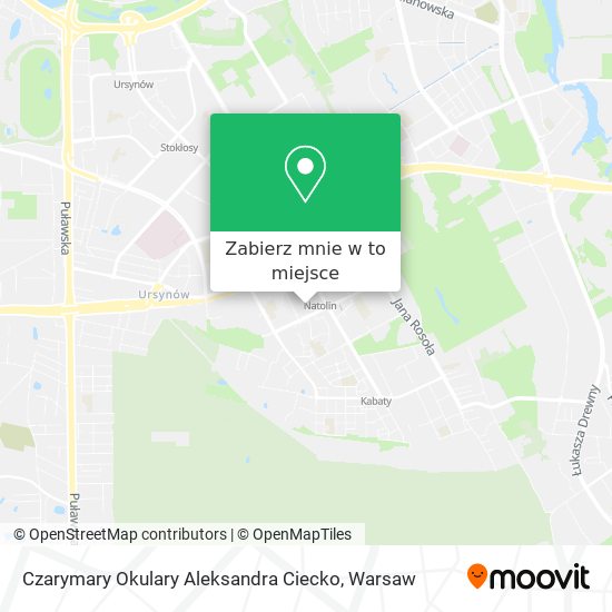 Mapa Czarymary Okulary Aleksandra Ciecko