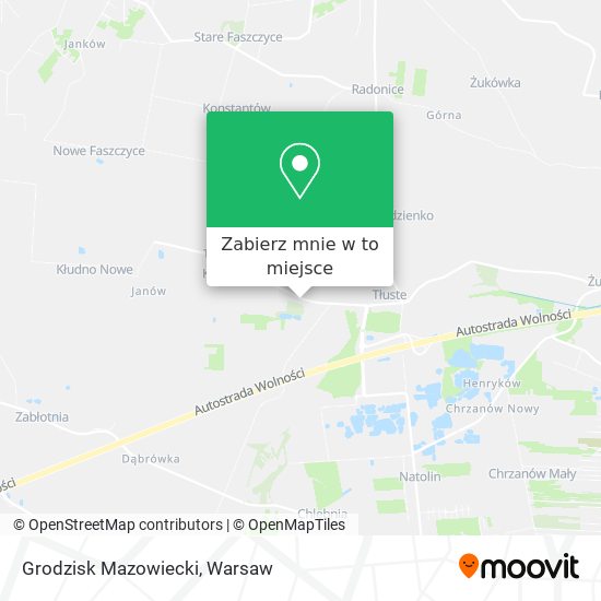 Mapa Grodzisk Mazowiecki