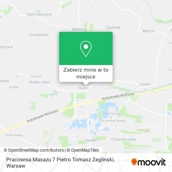 Mapa Pracownia Masazu 7 Pietro Tomasz Zeglinski