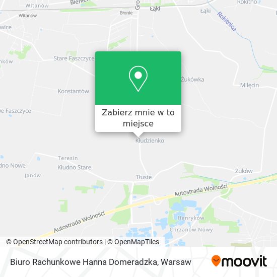 Mapa Biuro Rachunkowe Hanna Domeradzka