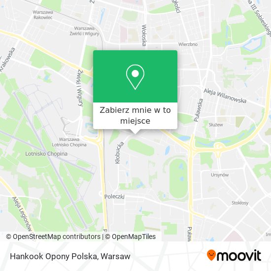 Mapa Hankook Opony Polska