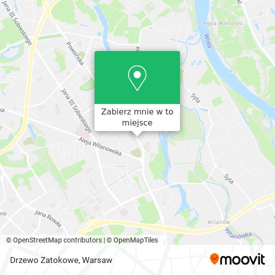 Mapa Drzewo Zatokowe