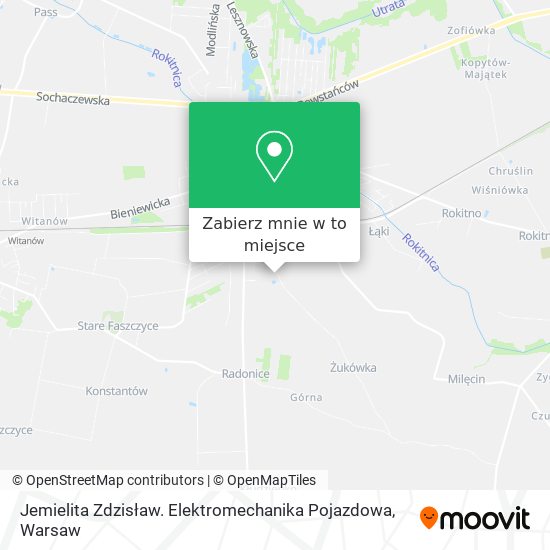 Mapa Jemielita Zdzisław. Elektromechanika Pojazdowa