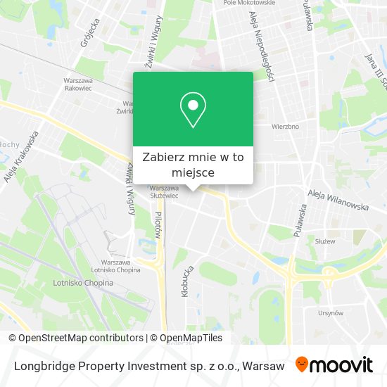 Mapa Longbridge Property Investment sp. z o.o.