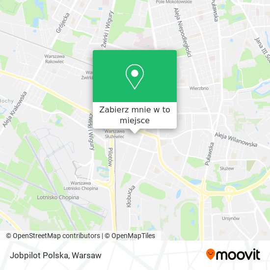 Mapa Jobpilot Polska