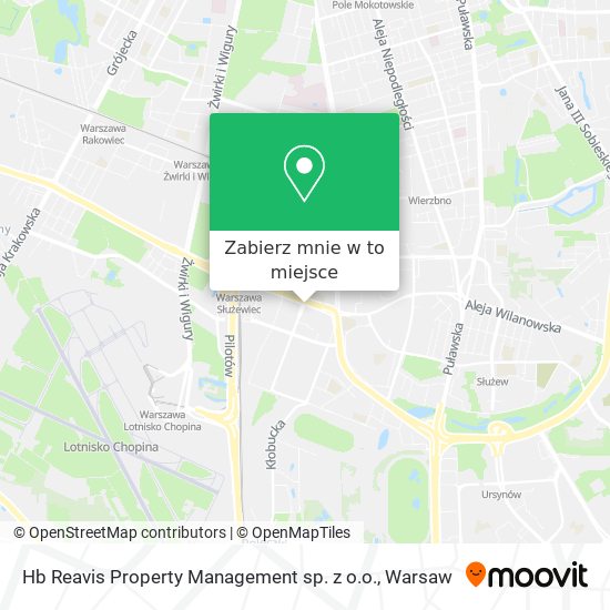 Mapa Hb Reavis Property Management sp. z o.o.