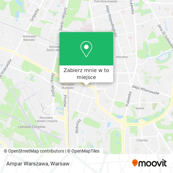 Mapa Ampar Warszawa