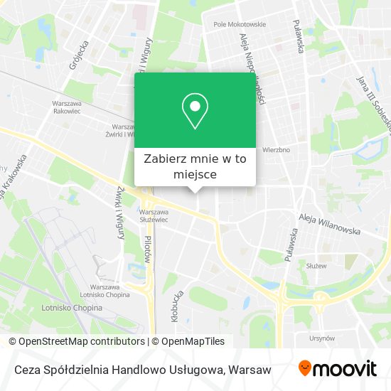 Mapa Ceza Spółdzielnia Handlowo Usługowa