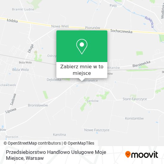 Mapa Przedsiebiorstwo Handlowo Uslugowe Moje Miejsce