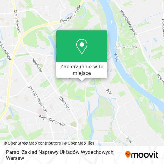 Mapa Parso. Zakład Naprawy Układów Wydechowych