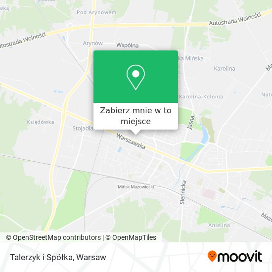 Mapa Talerzyk i Spółka