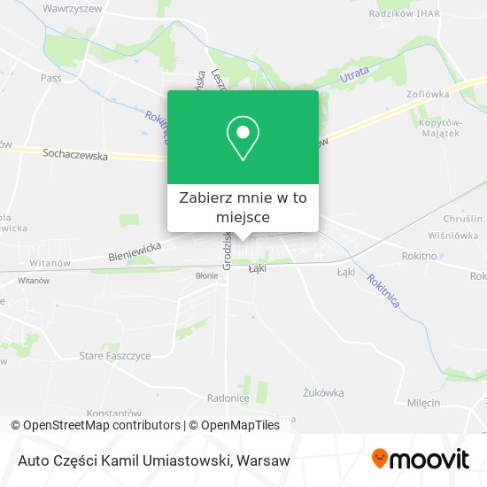 Mapa Auto Części Kamil Umiastowski