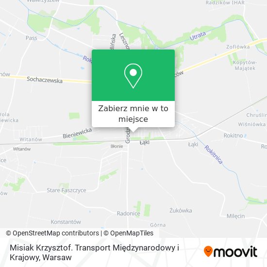 Mapa Misiak Krzysztof. Transport Międzynarodowy i Krajowy