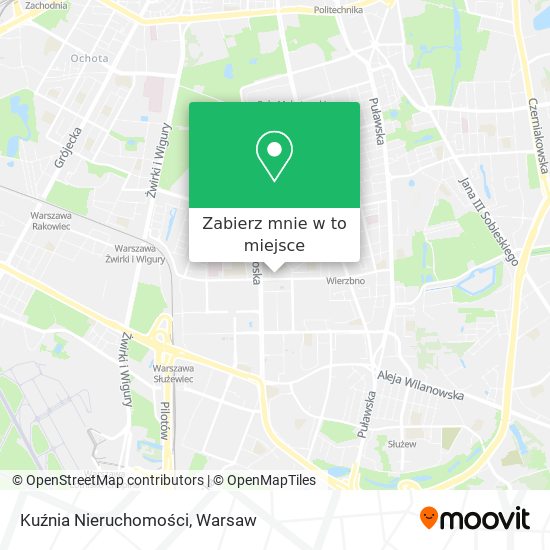 Mapa Kuźnia Nieruchomości