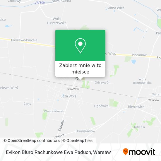 Mapa Evikon Biuro Rachunkowe Ewa Paduch