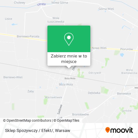 Mapa Sklep Spozywczy / Efekt/