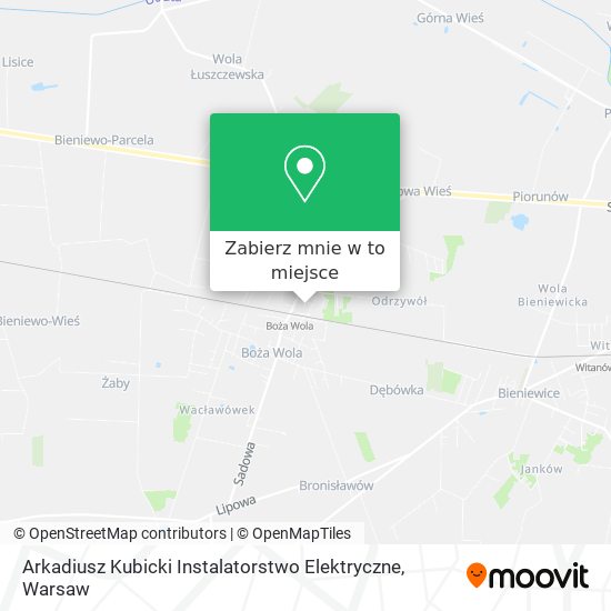 Mapa Arkadiusz Kubicki Instalatorstwo Elektryczne