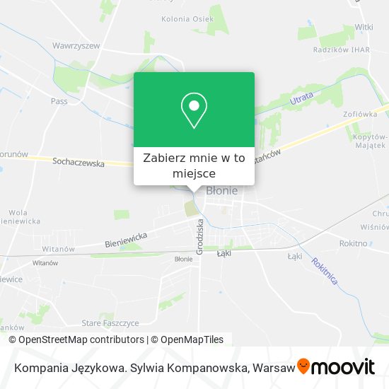 Mapa Kompania Językowa. Sylwia Kompanowska