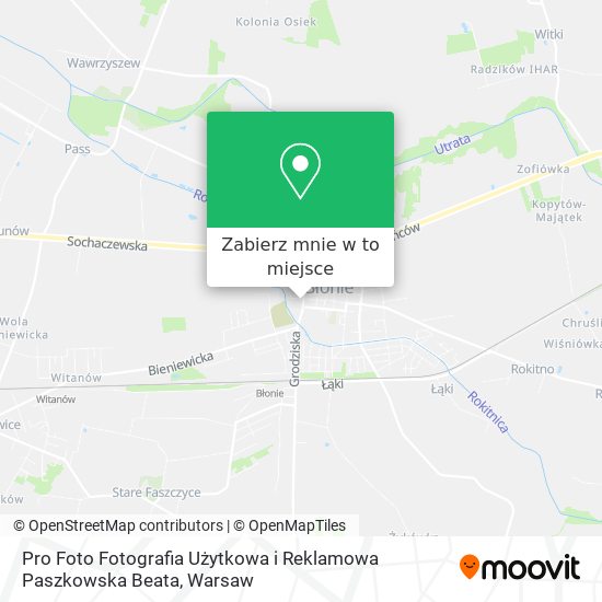 Mapa Pro Foto Fotografia Użytkowa i Reklamowa Paszkowska Beata