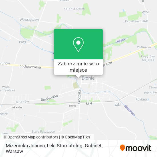 Mapa Mizeracka Joanna, Lek. Stomatolog. Gabinet