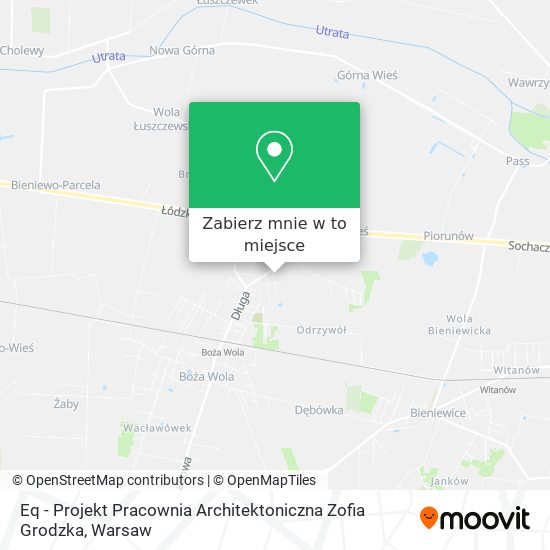 Mapa Eq - Projekt Pracownia Architektoniczna Zofia Grodzka