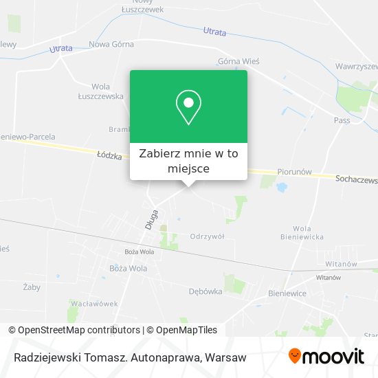 Mapa Radziejewski Tomasz. Autonaprawa